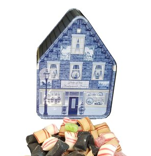 Blik huisje kussentjesmix