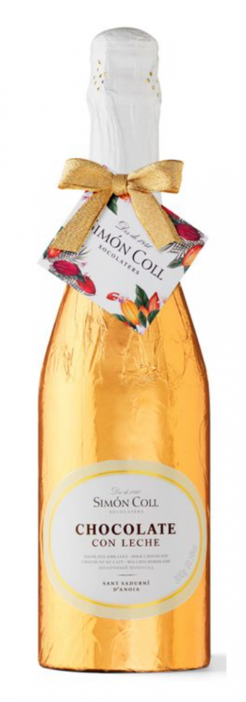 Champagnefles chocolade