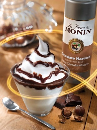Monin chocolate/hazelnut topping
