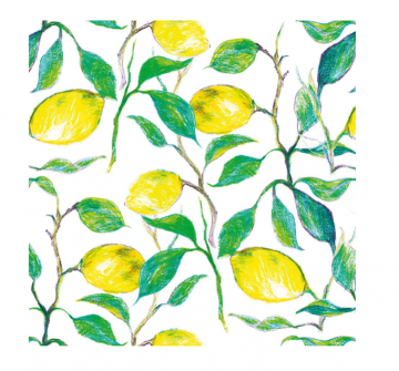 Citroen servetten lemon