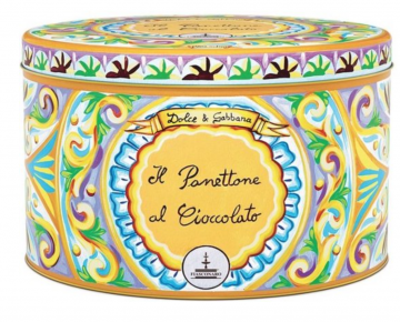 Dolce  gabbana il panettone al cioccolato