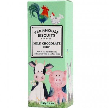 Farmhouse biscuits milk chocolate chip kakor 150g 0