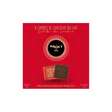 Gift pack 8 milk chocolate squares