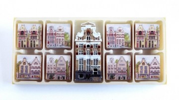 Grachtenpand chcolaatjes