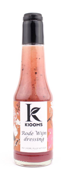 Kiooms rode wijn dressing