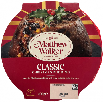Matthew walker christmas pudding