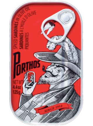 Porthos Sardines Spicy In Olijfolie