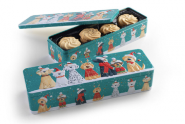 Farmhouse Kerst Hond Blik