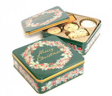 Farmhouse Kerst Geschenkblik