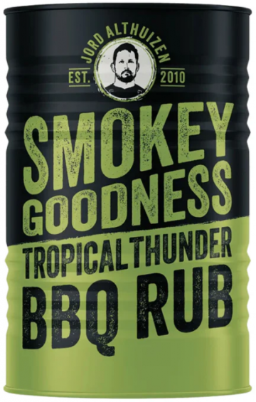 Smokey goodness tropical thunder bbq rub