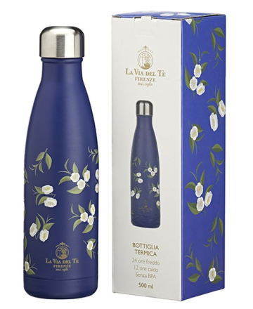 Thermosfles donkerblauw