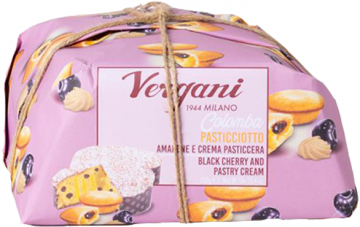 Vergani colomba amarene and pastry cream 750 gram
