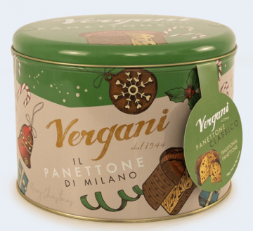 Vergani panettone in blik