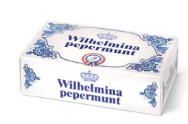 Wilhemina pepermunt delftsblauw