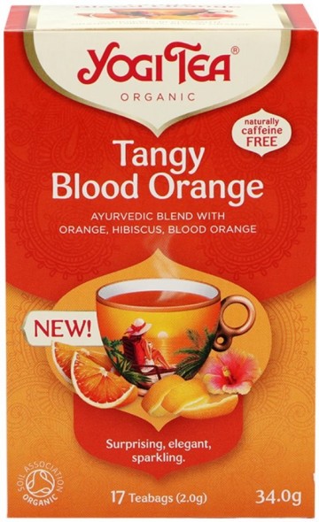 Yogi tea tangy blood orange